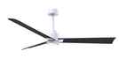 Matthews Fan Company - AKLK-MWH-BK-56 - 56"Ceiling Fan - Alessandra - Matte White