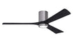 Matthews Fan Company - IR3HLK-BP-BK-60 - 60"Ceiling Fan - Irene - Brushed Pewter