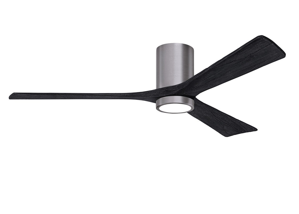 Matthews Fan Company - IR3HLK-BP-BK-60 - 60"Ceiling Fan - Irene - Brushed Pewter