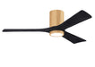 Matthews Fan Company - IR3HLK-LM-BK-52 - 52"Ceiling Fan - Irene - Light Maple