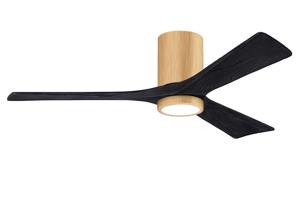 Matthews Fan Company - IR3HLK-LM-BK-52 - 52"Ceiling Fan - Irene - Light Maple