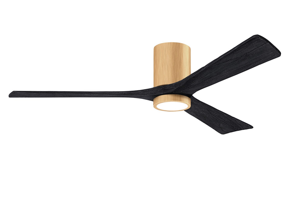 Matthews Fan Company - IR3HLK-LM-BK-60 - 60"Ceiling Fan - Irene - Light Maple