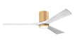 Matthews Fan Company - IR3HLK-LM-MWH-60 - 60"Ceiling Fan - Irene - Light Maple