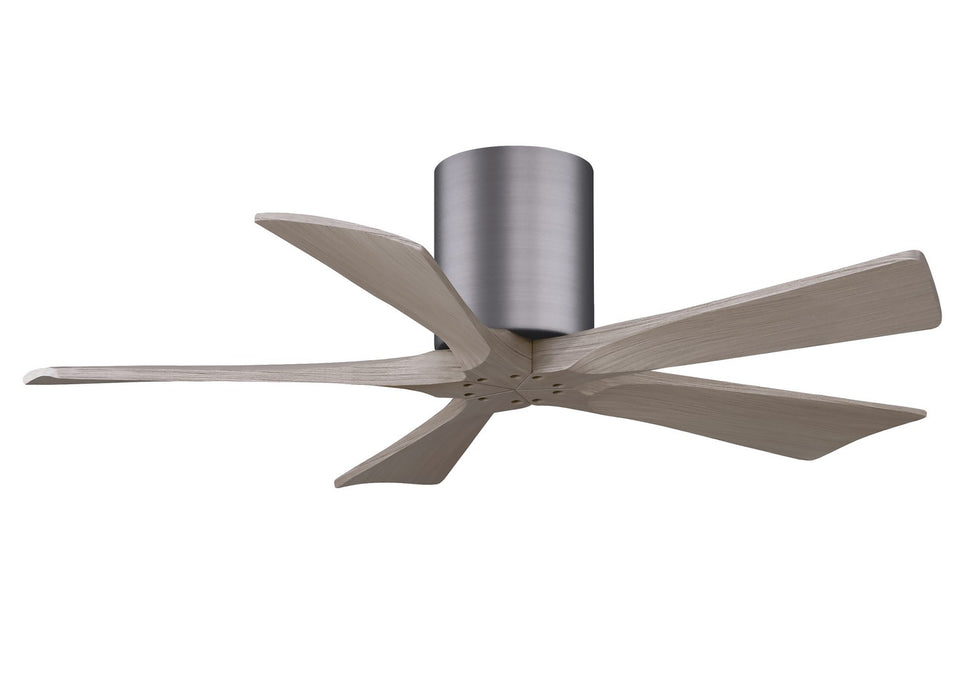 Matthews Fan Company - IR5H-BP-GA-42 - 42"Ceiling Fan - Irene - Brushed Pewter