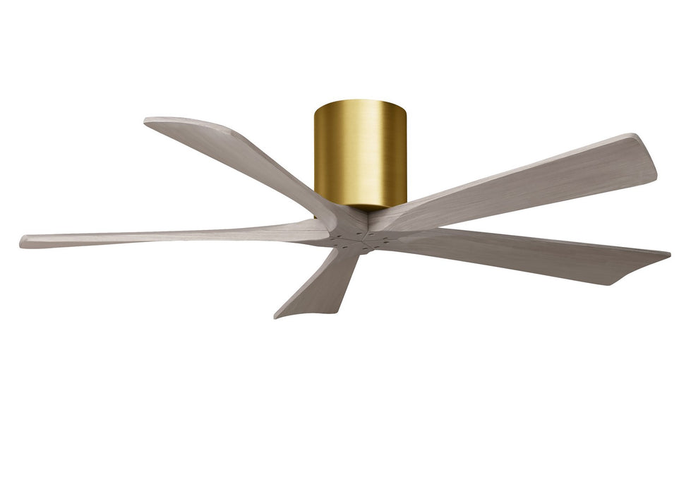 Matthews Fan Company - IR5H-BRBR-GA-52 - 52"Ceiling Fan - Irene - Brushed Brass