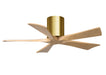 Matthews Fan Company - IR5H-BRBR-LM-42 - 42"Ceiling Fan - Irene - Brushed Brass