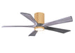 Matthews Fan Company - IR5HLK-LM-BW-52 - 52"Ceiling Fan - Irene - Light Maple