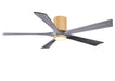 Matthews Fan Company - IR5HLK-LM-BW-60 - 60"Ceiling Fan - Irene - Light Maple