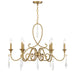 Savoy House - 1-2700-6-322 - Six Light Chandelier - Fairchild - Warm Brass