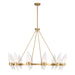 Savoy House - 1-5504-12-322 - 12 Light Chandelier - Nouvel - Warm Brass