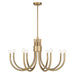 Savoy House - 1-6680-8-127 - Eight Light Chandelier - Sorrento - Noble Brass