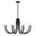 Savoy House - 1-6680-8-89 - Eight Light Chandelier - Sorrento - Matte Black