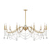 Savoy House - 1-7504-10-322 - Ten Light Chandelier - Mariposa - Warm Brass