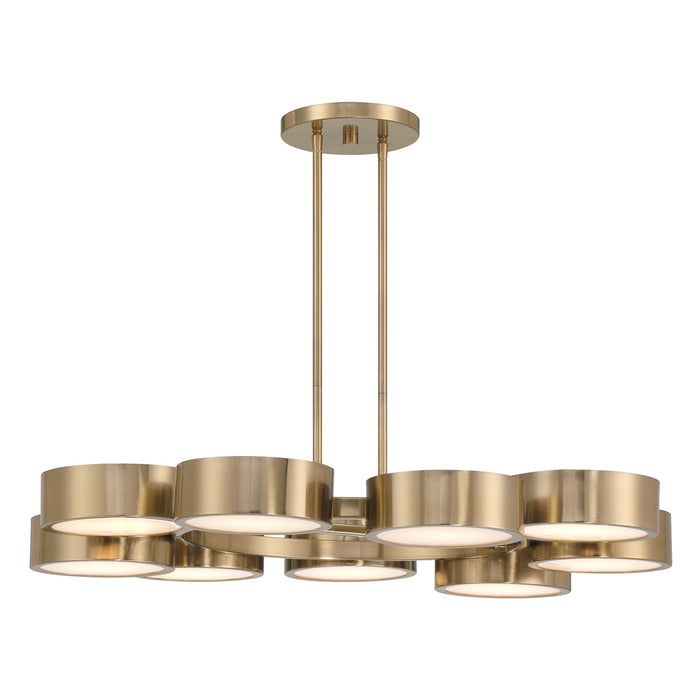 Savoy House - 1-7508-9-127 - LED Chandelier - Talamanca - Noble Brass