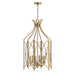 Savoy House - 3-6802-6-127 - Six Light Pendant - Enclave - Noble Brass