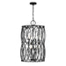 Savoy House - 7-2004-8-89 - Eight Light Pendant - Snowden - Matte Black