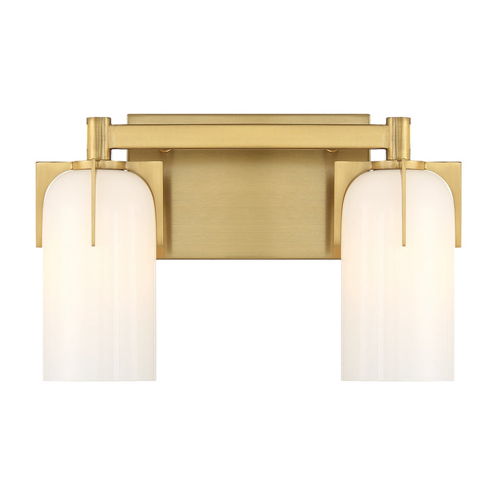 Savoy House - 8-4128-2-322 - Two Light Bathroom Vanity - Caldwell - Warm Brass