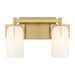 Savoy House - 8-4128-2-322 - Two Light Bathroom Vanity - Caldwell - Warm Brass