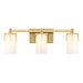 Savoy House - 8-4128-3-322 - Three Light Bathroom Vanity - Caldwell - Warm Brass