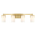 Savoy House - 8-4128-4-322 - Four Light Bathroom Vanity - Caldwell - Warm Brass