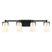 Savoy House - 8-4128-4-BK - Four Light Bathroom Vanity - Caldwell - Matte Black