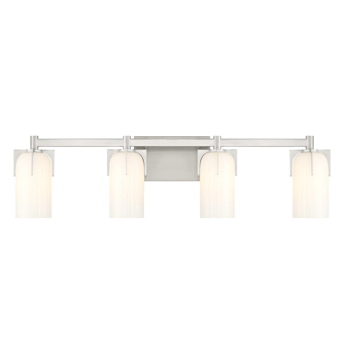 Savoy House - 8-4128-4-SN - Four Light Bathroom Vanity - Caldwell - Satin Nickel
