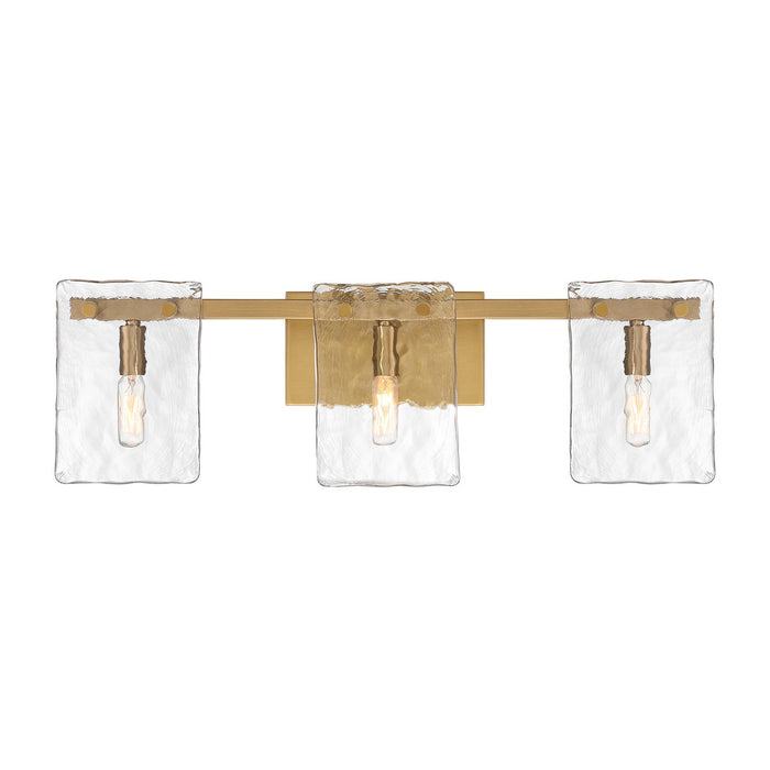 Savoy House - 8-8204-3-322 - Three Light Bathroom Vanity - Genry - Warm Brass