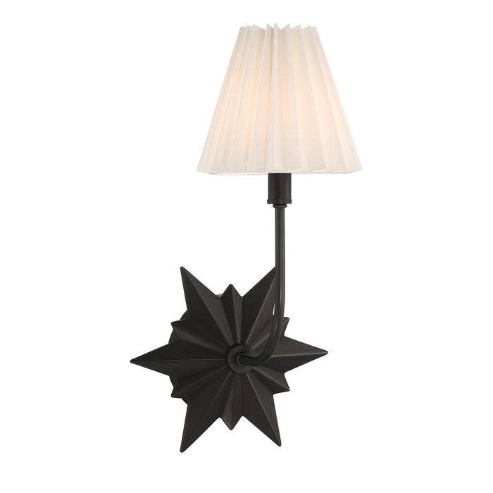 Savoy House - 9-4408-1-188 - One Light Wall Sconce - Crestwood - Black Tourmaline