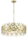 Minka-Lavery - 2145-735 - Five Light Pendant - Flower Child - Ambry Gold