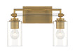 Minka-Lavery - 2642-575 - Two Light Bath Vanity - Binsly - Antique Noble Brass