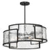 Minka-Lavery - 5267-66A - Six Light Pendant - Bella Collina - Coal