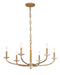 Minka-Lavery - 5286-788 - Six Light Chandelier - Atella - Ashen Gold