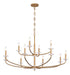 Minka-Lavery - 5288-788 - 12 Light Chandelier - Atella - Ashen Gold