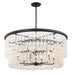 Minka-Lavery - 6706-66 - Nine Light Chandelier - Shimmering Elegance - Sand Coal