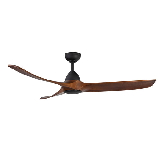 Kuzco Lighting - CF77860-MB/DW - 60"Ceiling Fan - Baylor - Matte Black/Dark Walnut