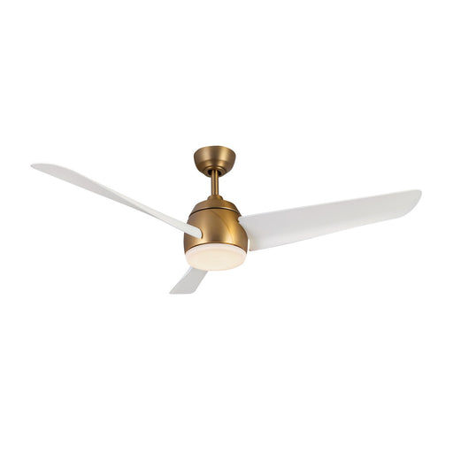 Kuzco Lighting - CF91954-BG/WH - 54"Ceiling Fan - Thalia - Brushed Gold/Matte White