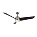 Kuzco Lighting - CF91954-BN/MB - 54"Ceiling Fan - Thalia - Brushed Nickel/Matte Black