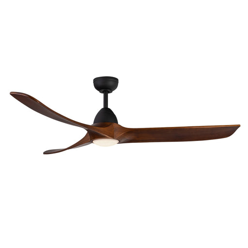 Kuzco Lighting - CF97860-MB/DW - 60"Ceiling Fan - Baylor - Matte Black/Dark Walnut