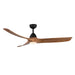 Kuzco Lighting - CF97860-MB/NW - 60"Ceiling Fan - Baylor - Matte Black/Natural Wood