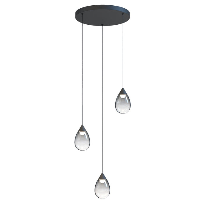 ET2 - E21563-142BK - LED Pendant - Dewdrop - Black