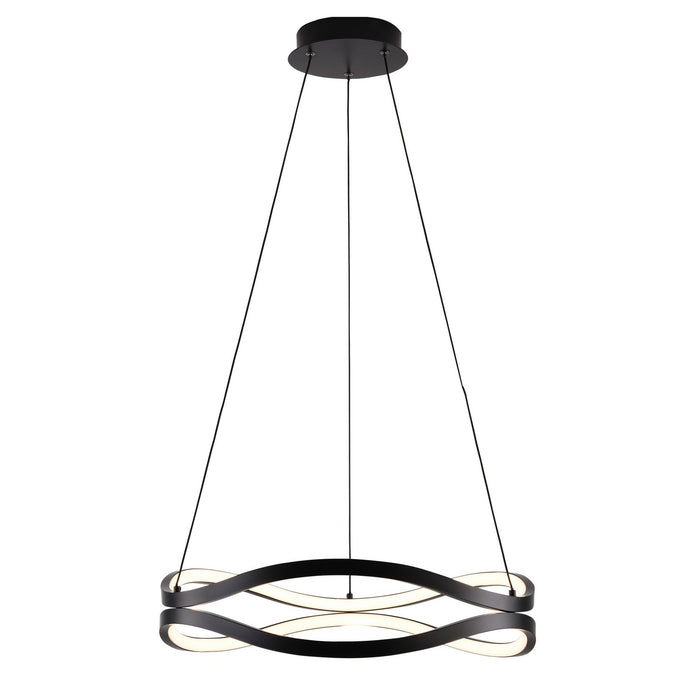 ET2 - E22922-BK - LED Pendant - Curvo - Black