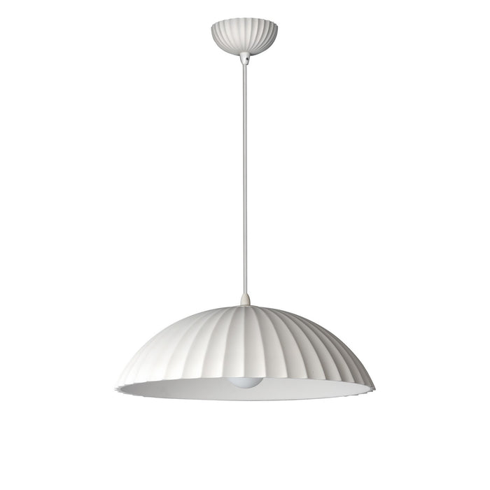 ET2 - E25142-CHK - LED Pendant - Basilica - Chaulk White