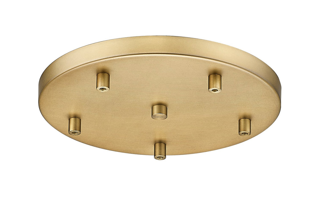 Z-Lite - CP1205R-MGLD - Five Light Ceiling Plate - Multi Point Canopy - Modern Gold