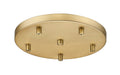 Z-Lite - CP1205R-MGLD - Five Light Ceiling Plate - Multi Point Canopy - Modern Gold