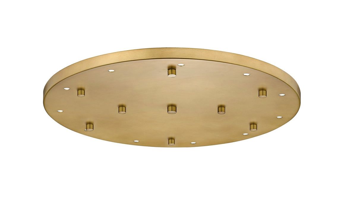 Z-Lite - CP2411R-MGLD - 11 Light Ceiling Plate - Multi Point Canopy - Modern Gold
