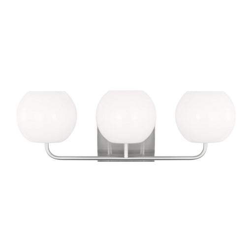 Generation Lighting. - GLV1013BS - Three Light Vanity - Rory - Brushed Steel