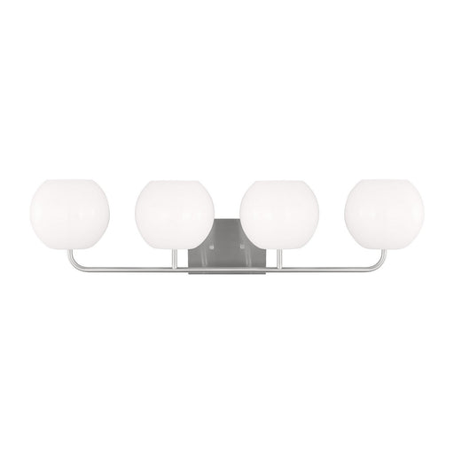 Generation Lighting. - GLV1014BS - Four Light Vanity - Rory - Brushed Steel