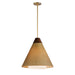 Maxim - 14483GCNAB - One Light Pendant - Sumatra - Natural Aged Brass