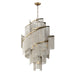 Maxim - 22467WWDGS - Seven Light Chandelier - Fontaine - Golden Silver