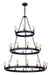 Maxim - 26278BKNAB/BUL - LED Chandelier - Noble - Black / Natural Aged Brass